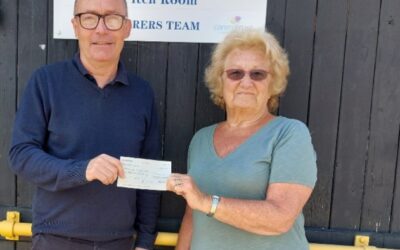 Donation to our Maldon, Young Carers Club