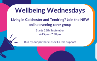 New Carer Wellbeing Group Starting