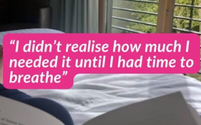 “I had time to breathe”