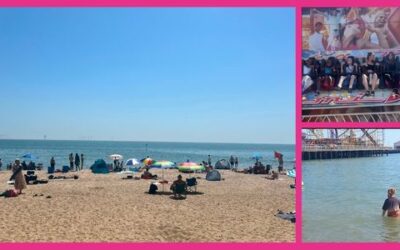 Making memories by the seaside: Loughton Young Carers enjoy a day at Clacton-on-Sea