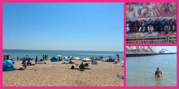 Making memories by the seaside: Loughton Young Carers enjoy a day at Clacton-on-Sea